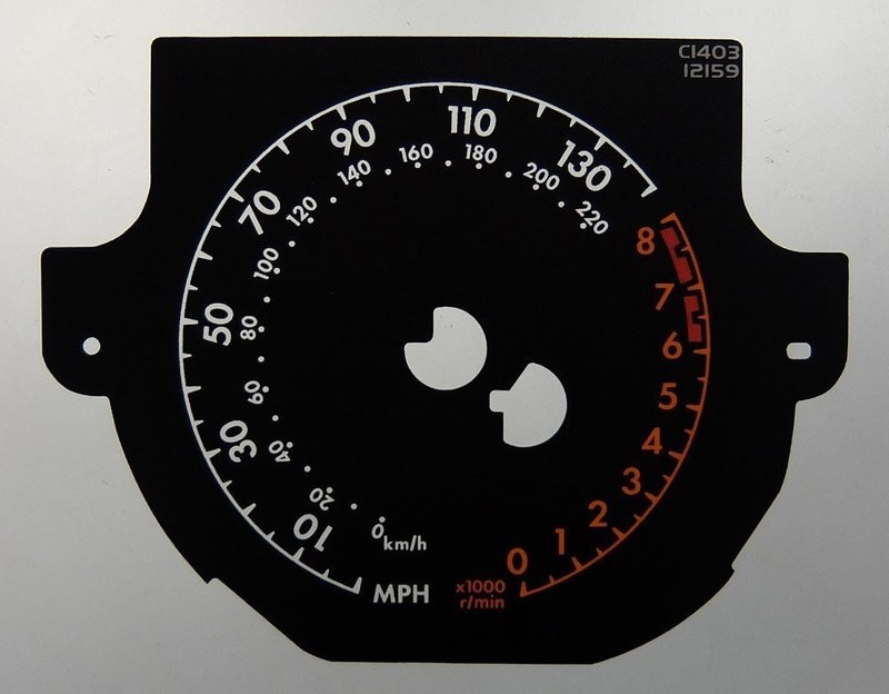 URBAN CRUISER MPH DIAL CONVERSION