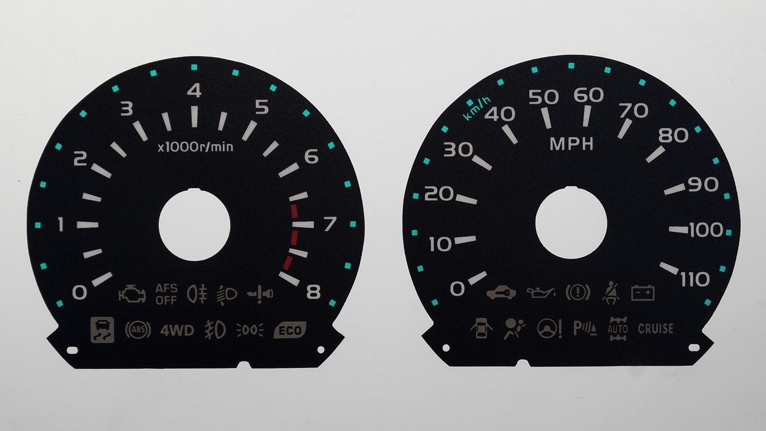 ALPHARD / VELLFIRE MPH DIAL CONVERSION