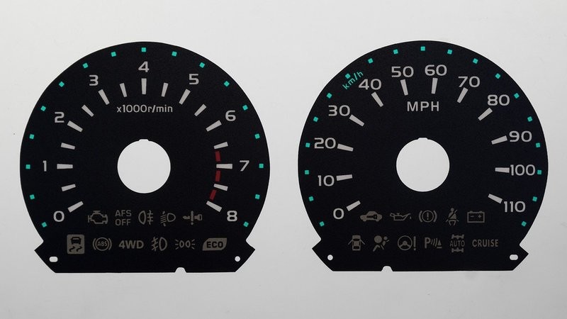 ALPHARD / VELLFIRE MPH DIAL CONVERSION