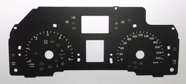 AVENSIS KMH DIAL CONVERSION