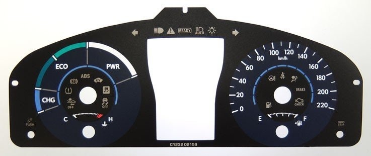 CAMRY HYBRID KMH DIAL CONVERSION