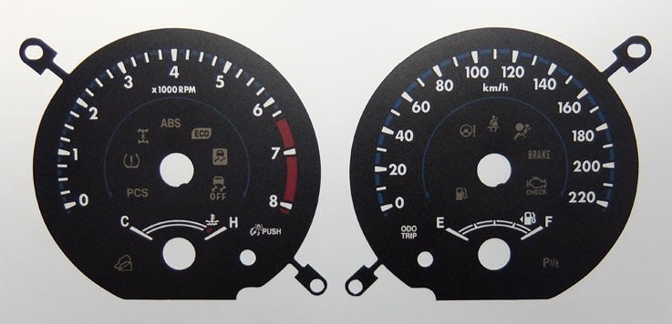 HIGHLANDER / KLUGER KMH DIAL CONVERSION