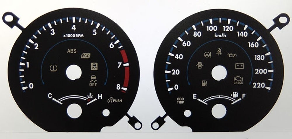 HIGHLANDER / KLUGER KMH DIAL CONVERSION