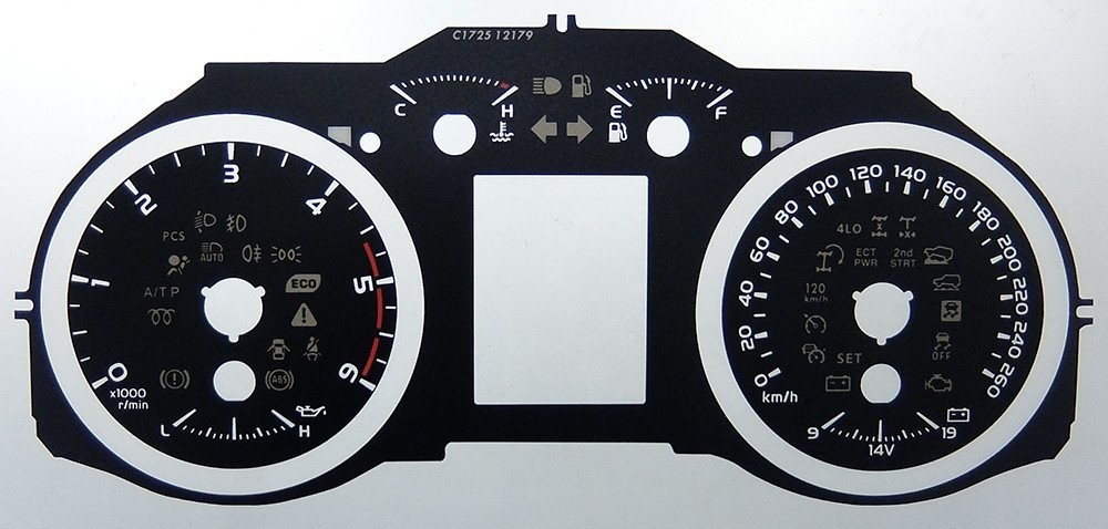 LANDCRUISER KMH DIAL CONVERSION