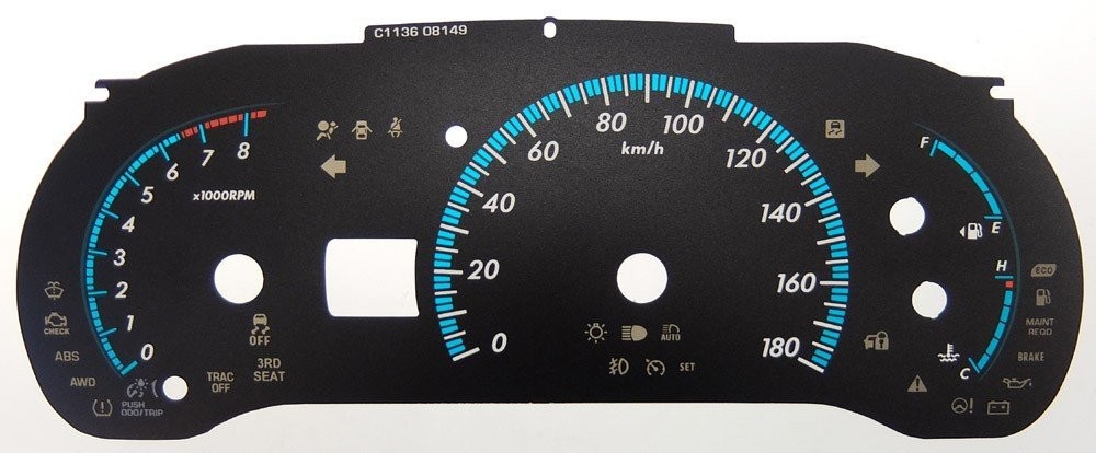 SIENNA KMH DIAL CONVERSION