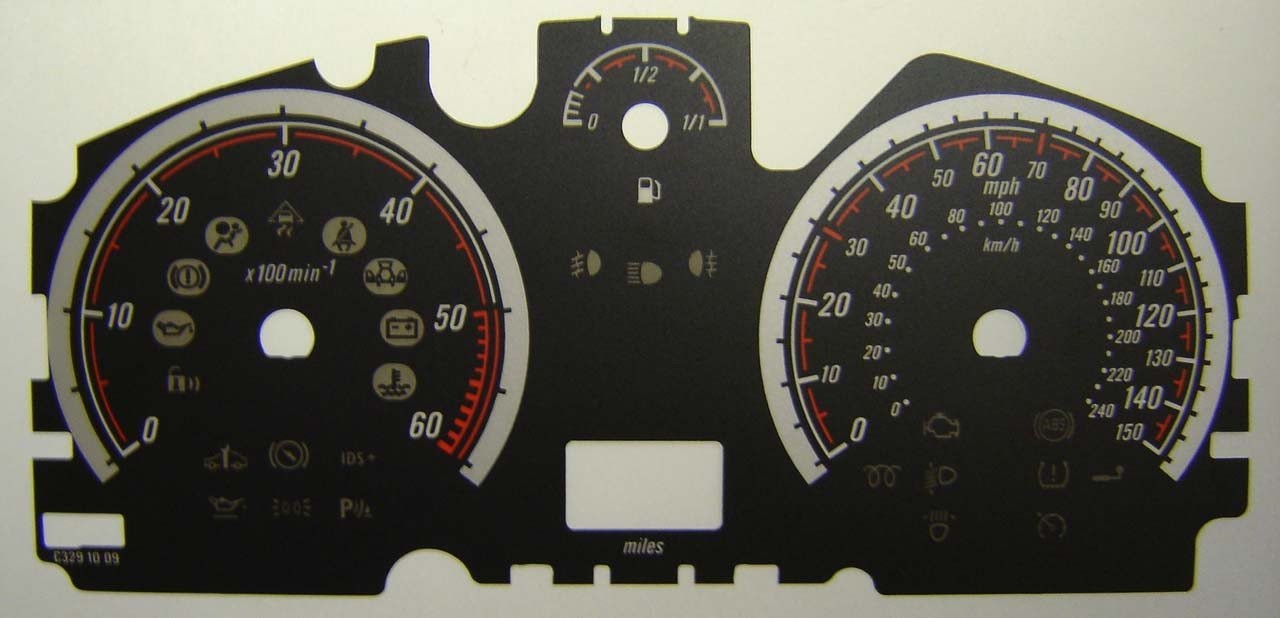 ASTRA / ZAFIRA MPH DIAL CONVERSION