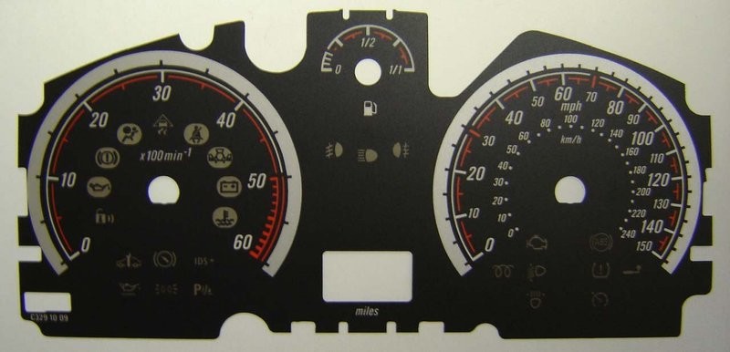 ASTRA / ZAFIRA MPH DIAL CONVERSION