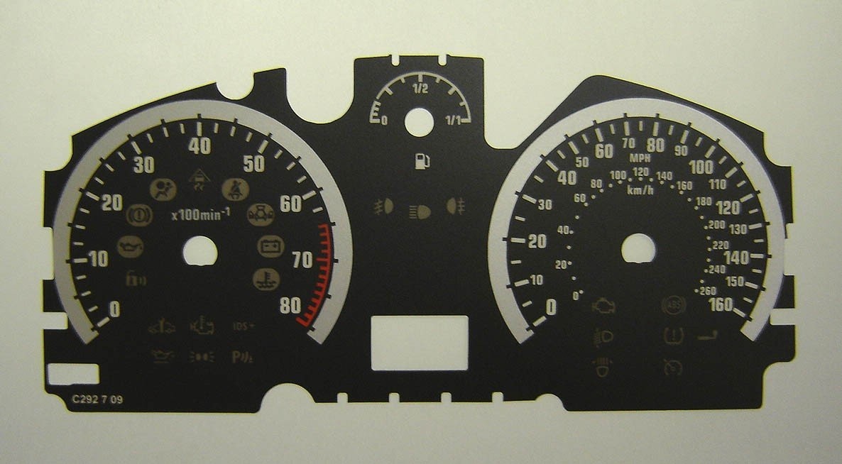 ASTRA / ZAFIRA MPH DIAL CONVERSION