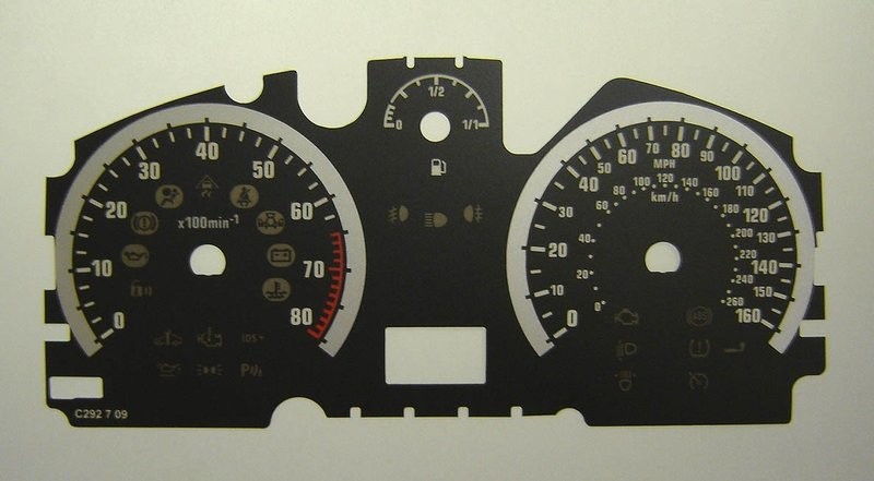 ASTRA / ZAFIRA MPH DIAL CONVERSION