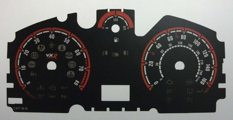 ASTRA VXR MPH DIAL CONVERSION