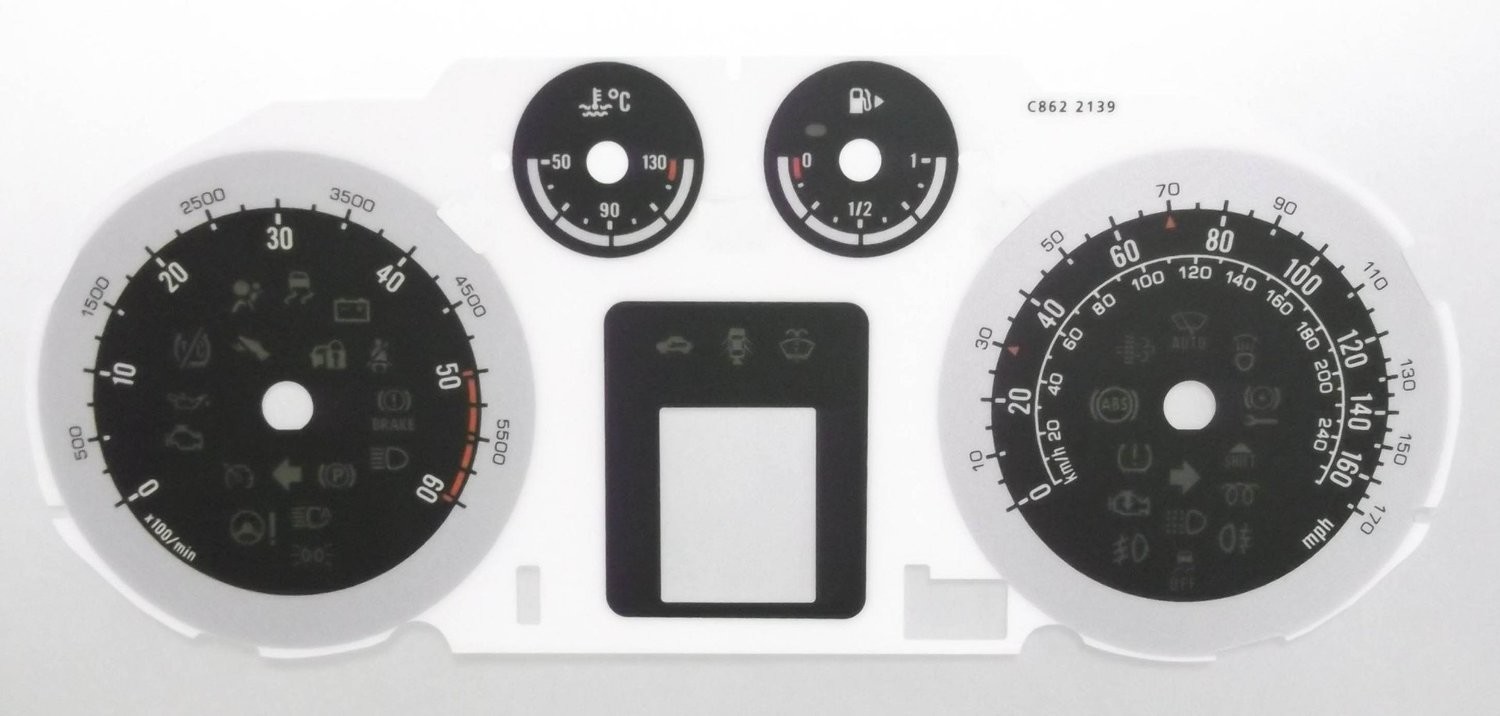 ASTRA / ZAFIRA MPH DIAL CONVERSION