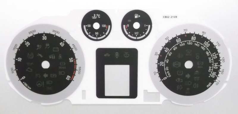 ASTRA / ZAFIRA MPH DIAL CONVERSION