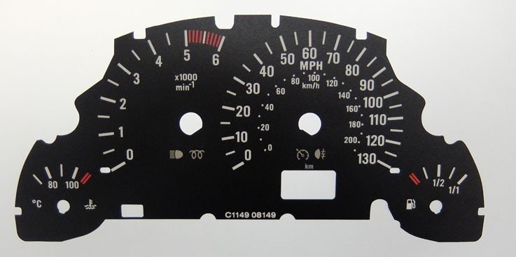 CORSA / COMBO MPH DIAL CONVERSION