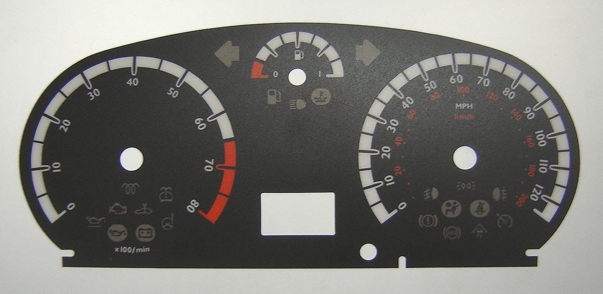 CORSA PETROL MPH DIAL CONVERSION