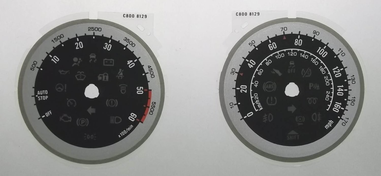 INSIGNIA DIESEL MPH DIAL CONVERSION