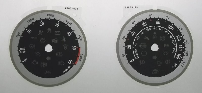 INSIGNIA DIESEL MPH DIAL CONVERSION