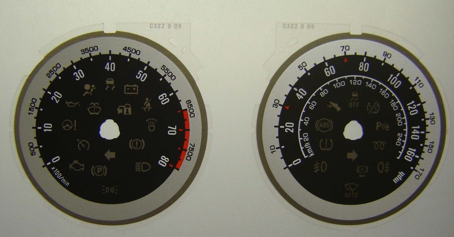 INSIGNIA PETROL MPH DIAL CONVERSION