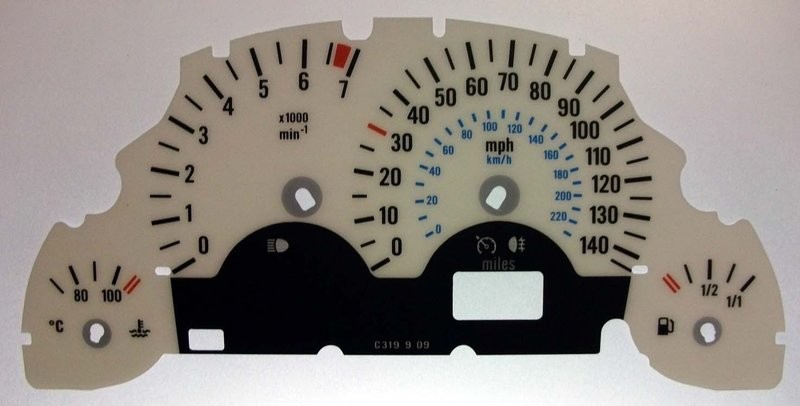 CORSA / COMBO MPH DIAL CONVERSION