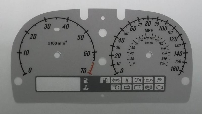 ELISE / EXIGE / VX220 MPH DIAL CONVERSION