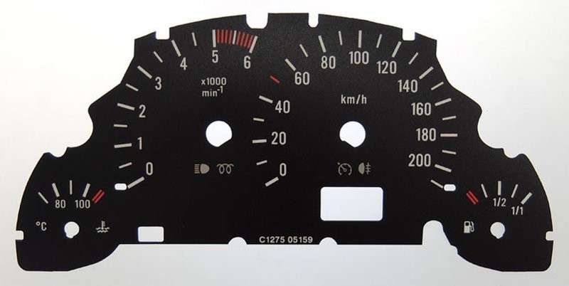 CORSA / COMBO KMH DIAL CONVERSION