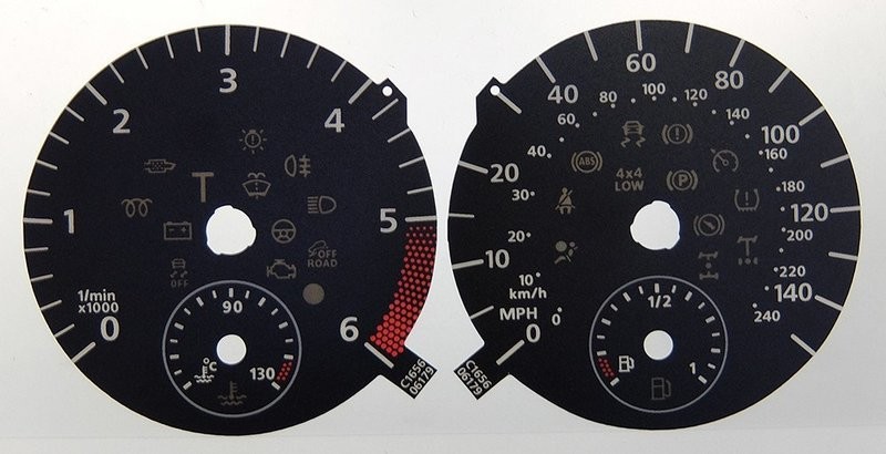 AMORAK MPH DIAL CONVERSION