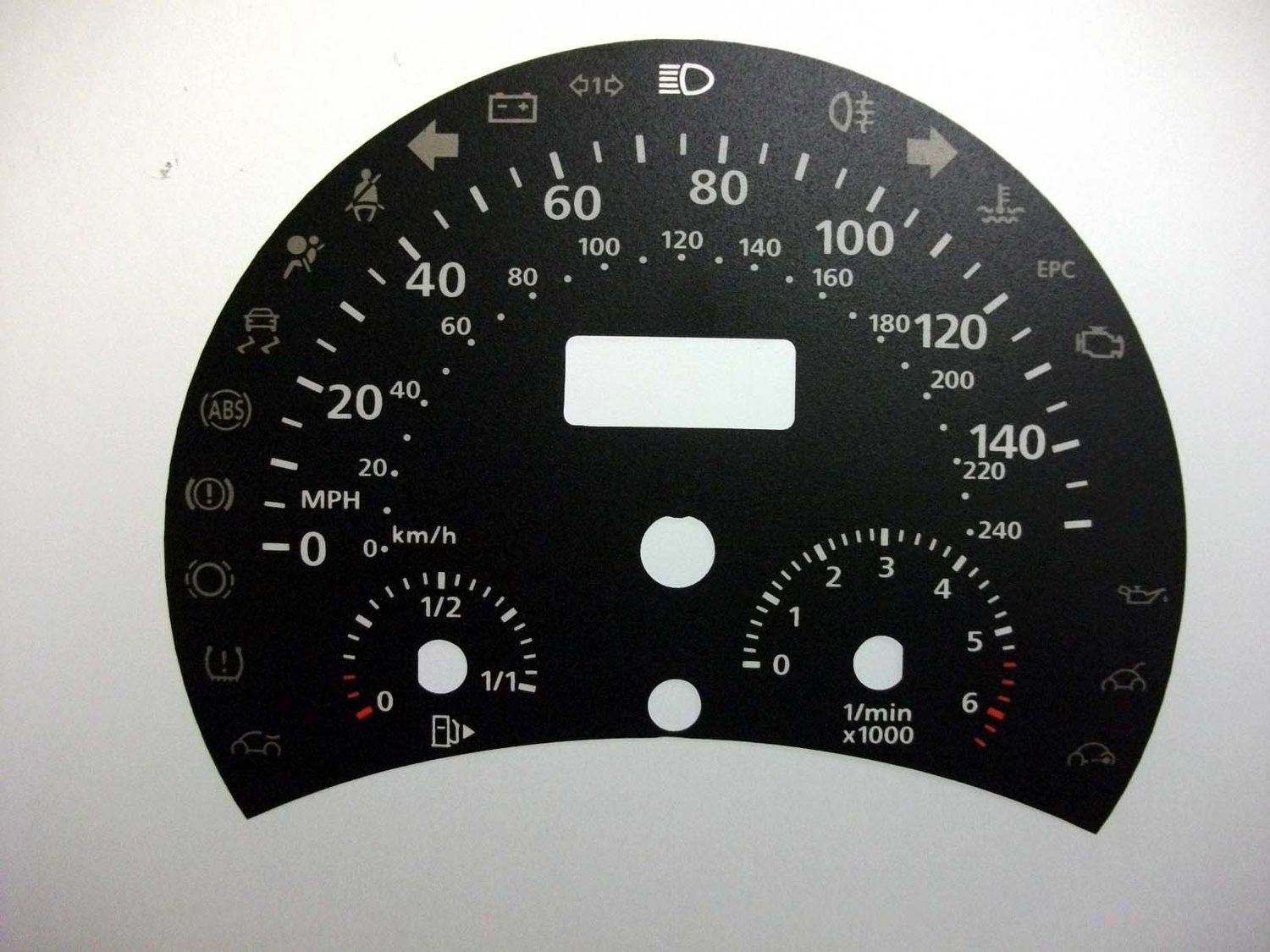 BEETLE DIESEL MPH DIAL CONVERSION