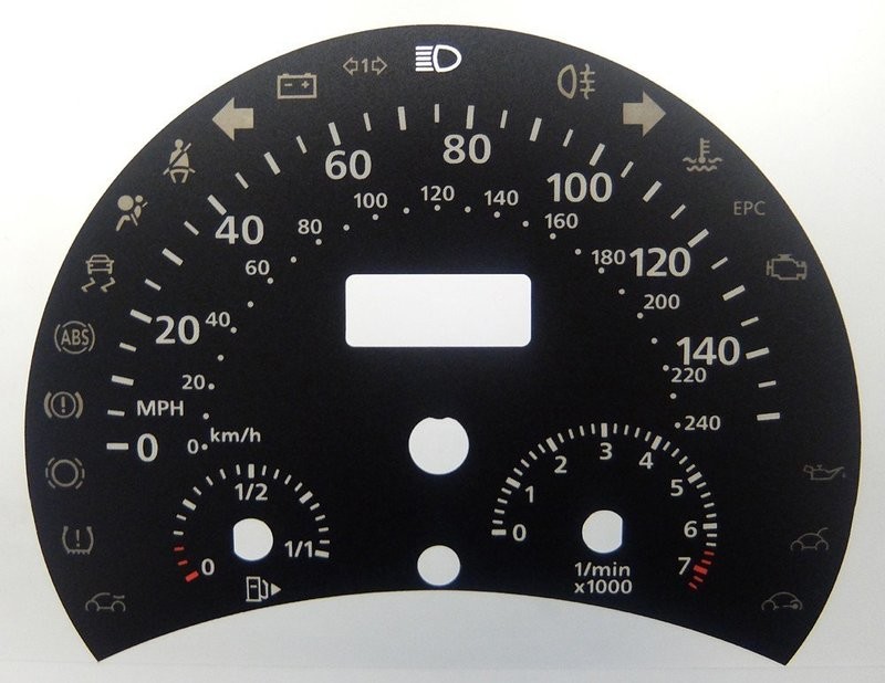 BEETLE PETROL MPH DIAL CONVERSION