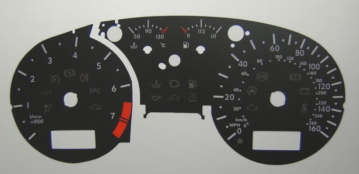 PASSAT PETROL MPH DIAL CONVERSION