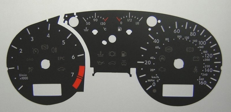 PASSAT PETROL MPH DIAL CONVERSION