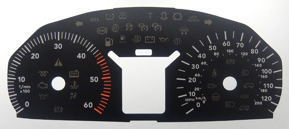 CRAFTER MPH DIAL CONVERSION