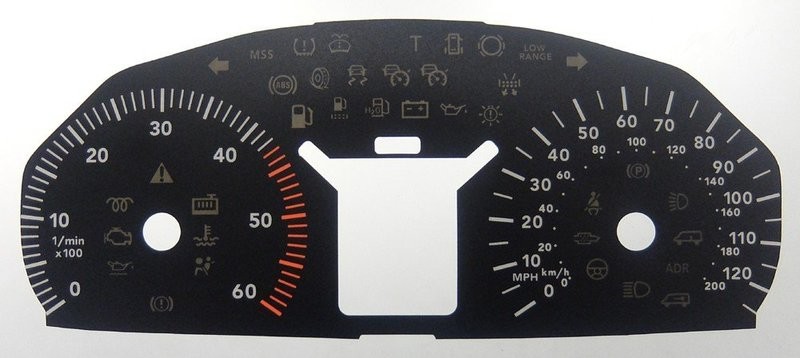 CRAFTER MPH DIAL CONVERSION