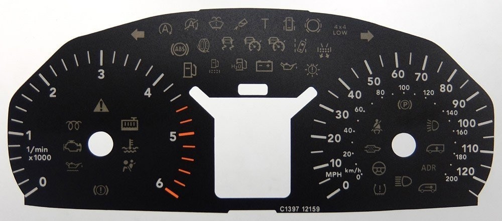 CRAFTER MPH DIAL CONVERSION