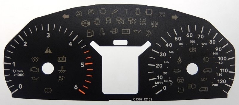 CRAFTER MPH DIAL CONVERSION