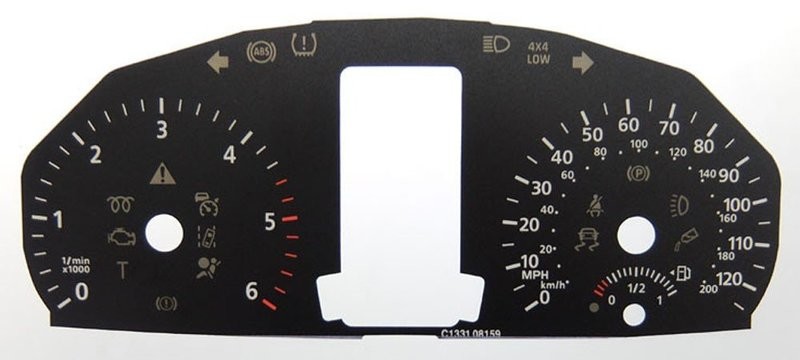 CRAFTER MPH DIAL CONVERSION
