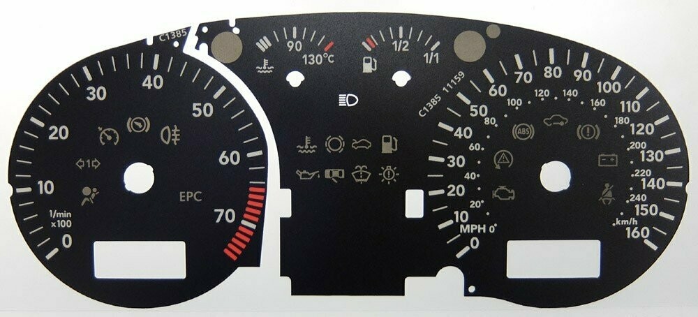 PASSAT PETROL MPH DIAL CONVERSION