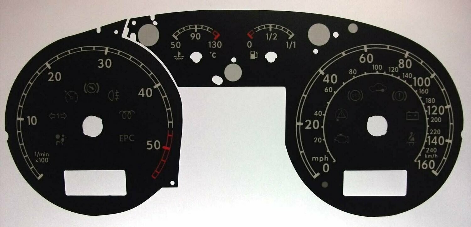 GOLF / BORA MPH DIAL CONVERSION