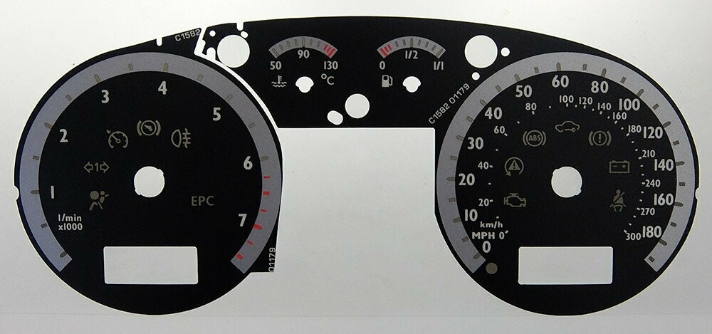 PASSAT W8 MPH DIAL CONVERSION