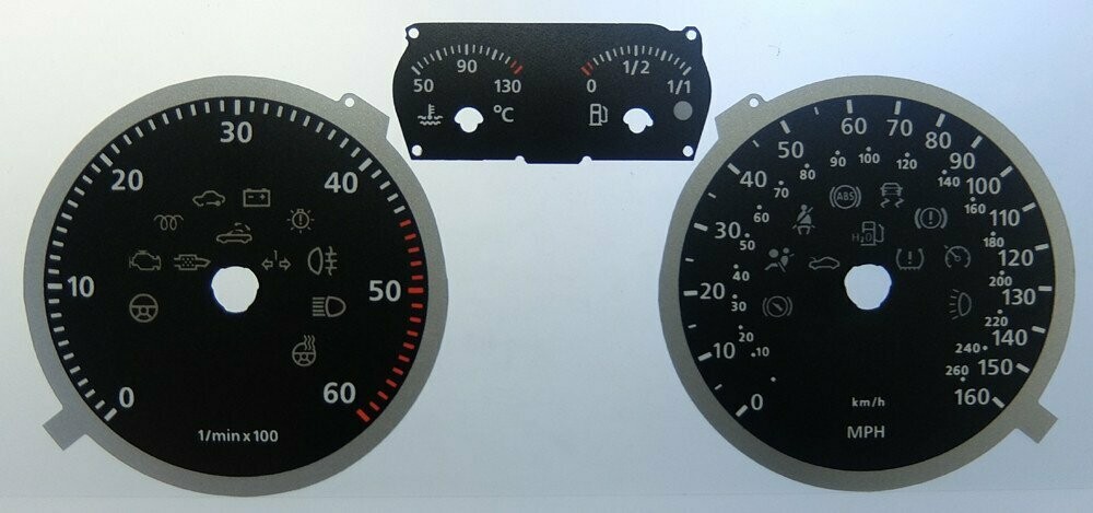 GOLF DIESEL MPH DIAL CONVERSION