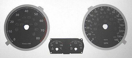 GOLF PETROL MPH DIAL CONVERSION