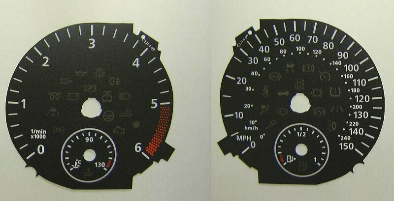 GOLF DIESEL MPH DIAL CONVERSION