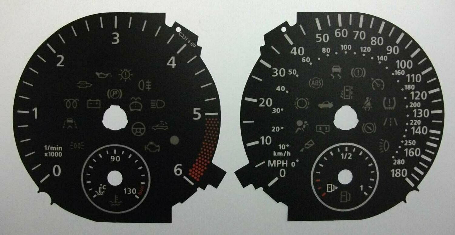 GOLF GTi DIESEL MPH DIAL CONVERSION