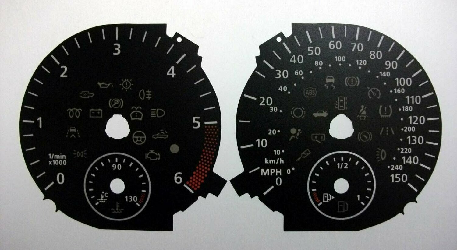 SHARAN / ALHAMBRA MPH DIAL CONVERSION
