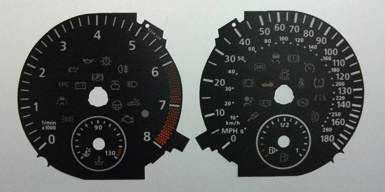 GOLF GTi / R MPH DIAL CONVERSION