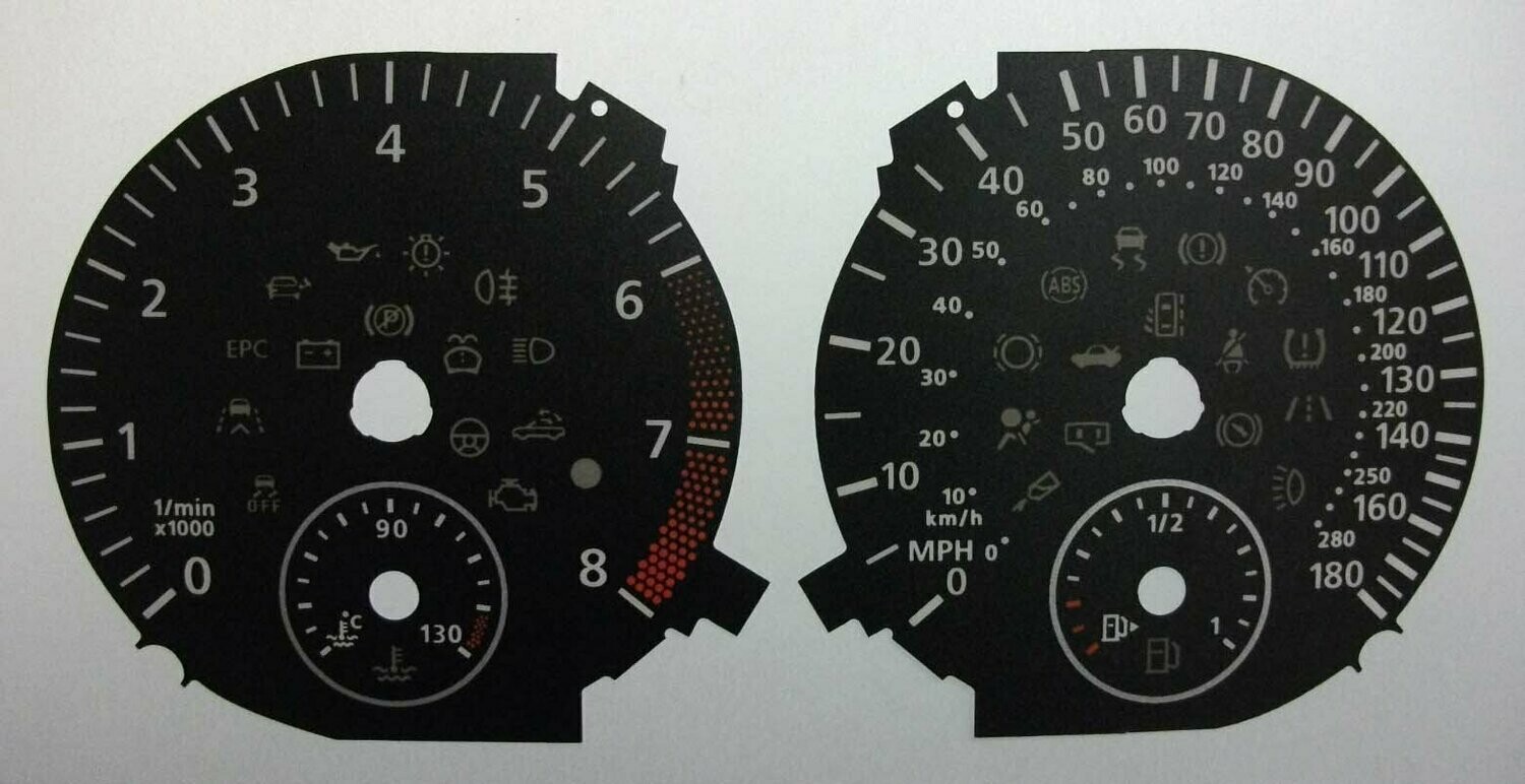 GOLF GTi / R MPH DIAL CONVERSION