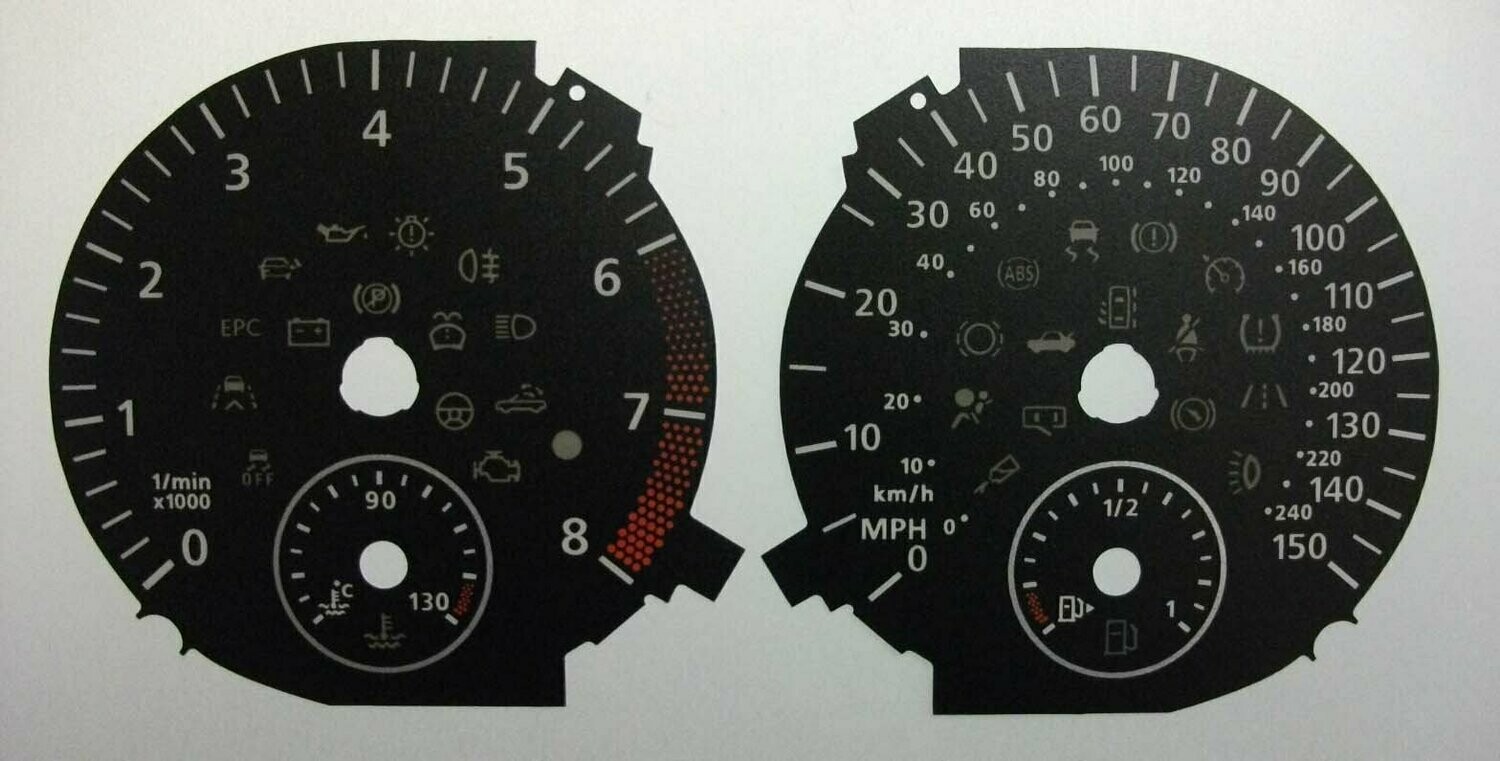 SHARAN / ALHAMBRA MPH DIAL CONVERSION