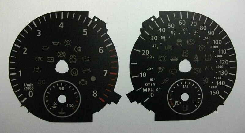 SHARAN / ALHAMBRA MPH DIAL CONVERSION