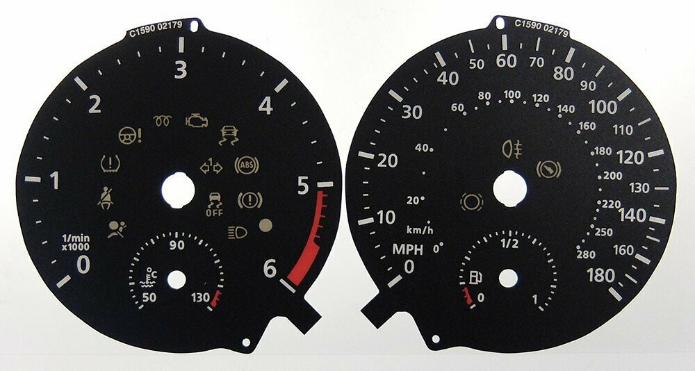 GOLF GTD MPH DIAL CONVERSION