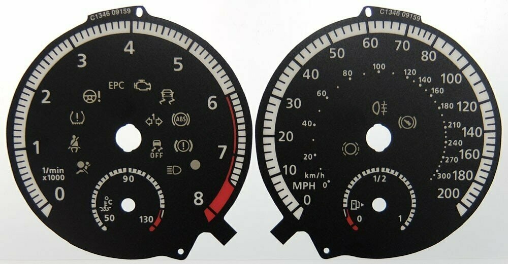 GOLF R MPH DIAL CONVERSION