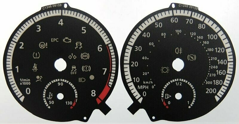 GOLF R MPH DIAL CONVERSION