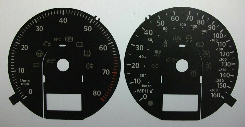 PASSAT PETROL MPH DIAL CONVERSION